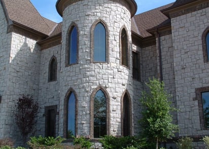 Thin Stone Veneer being used in a project.