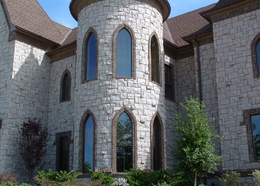 Thin Stone Veneer being used in a project.
